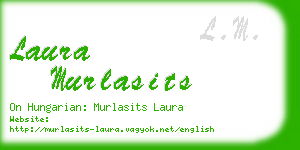 laura murlasits business card